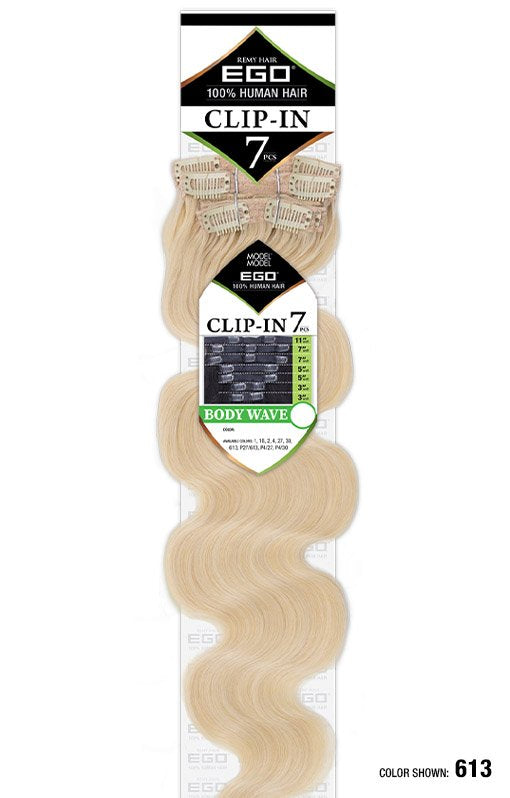 MODEL MODEL EGO 100% HUMAN HAIR - CLIP IN 7 PCS - BODY WAVE