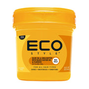 Eco Style Olive Oil &amp; Shea Butter with Black Seed Castor Oil &amp; Flaxseed Styling Gel – 16 oz/454 g