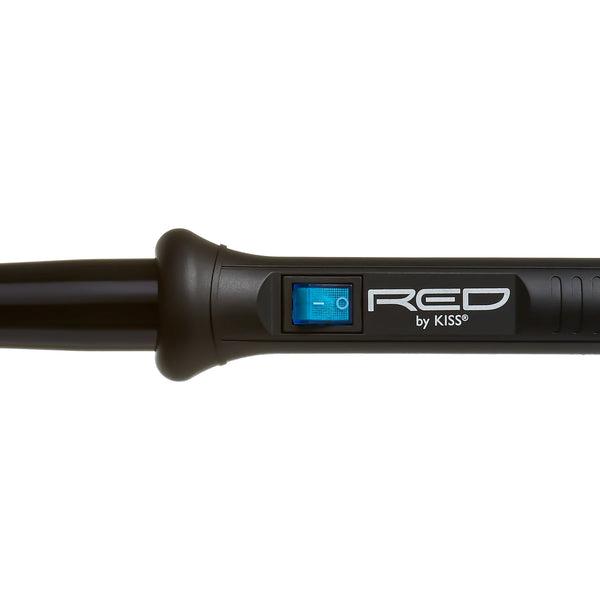 RED BY KISS 1 1/4" CERAMIC CURLING WAND