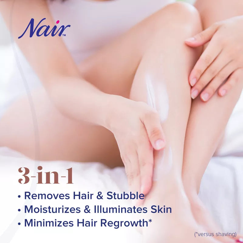 NAIR LEG MASK - BRIGHTEN & SMOOTH WITH 100% NATURAL CLAY + CHARCOAL