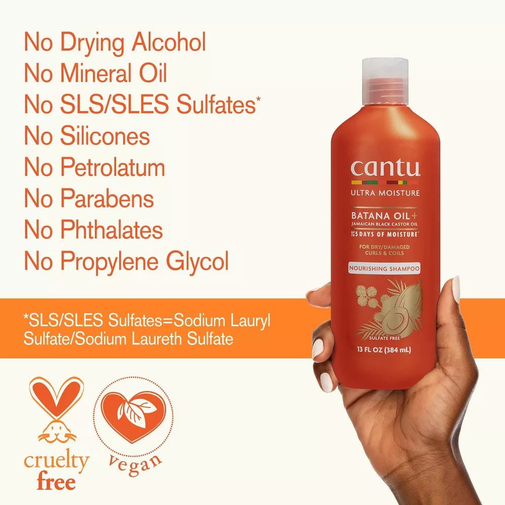 Cantu Ultra Moisture Batana Oil Nourishing Shampoo 13 fl oz