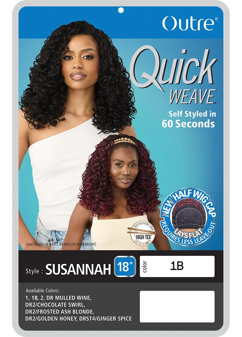 Outre Quick Weave Synthetic Wig – Susannah 18”