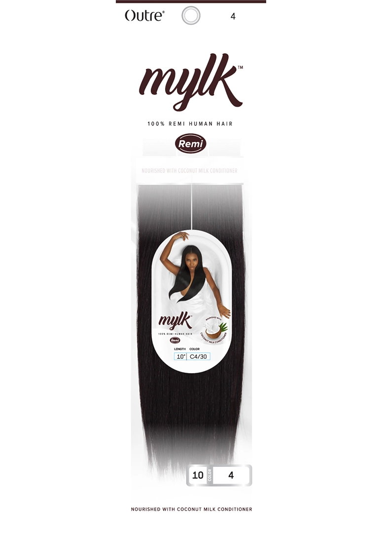 OUTRE MYLK HUMAN WEAVING HAIR - YAKI (SPECIAL COLORS) 8"-18"