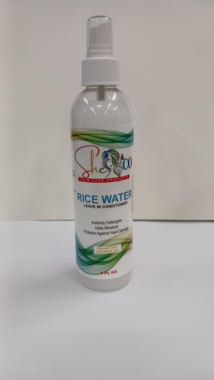 She & Co Rice Water Leave-In Conditioner – 8 fl oz