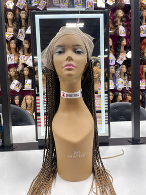 B & B Knotless Synthetic 100% Full HD Lace Wig - Fulani V 24