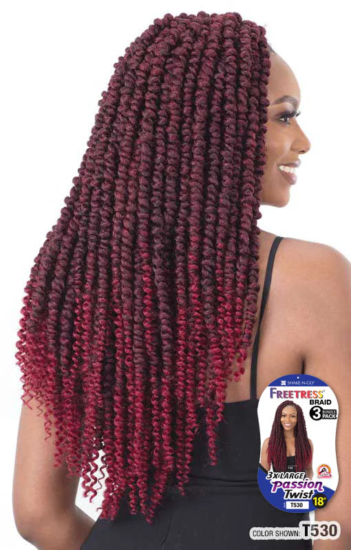 Freetress 3x Large Passion Twist Crochet 18"
