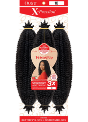 OUTRE X-PRESSION TWISTED UP - SPRINGY AFRO TWIST 24" - 3X
