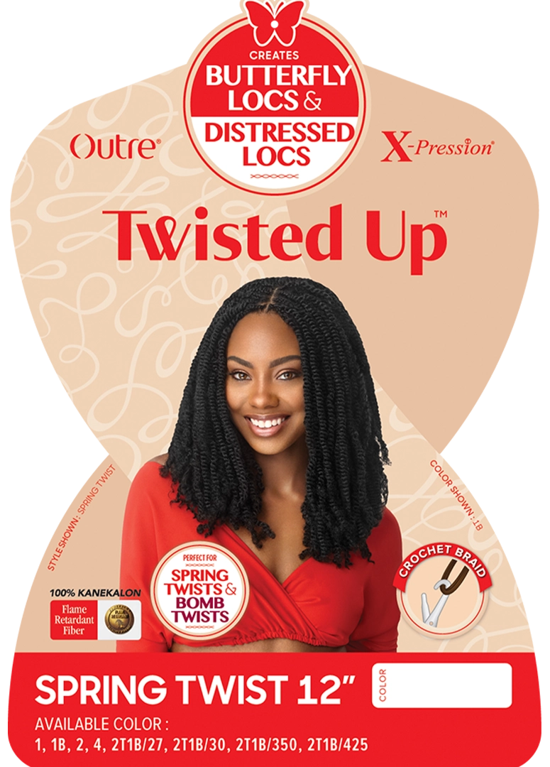 Outre Braids Crochet Braids X-Pression Twisted Up Spring Twist 12 Inch