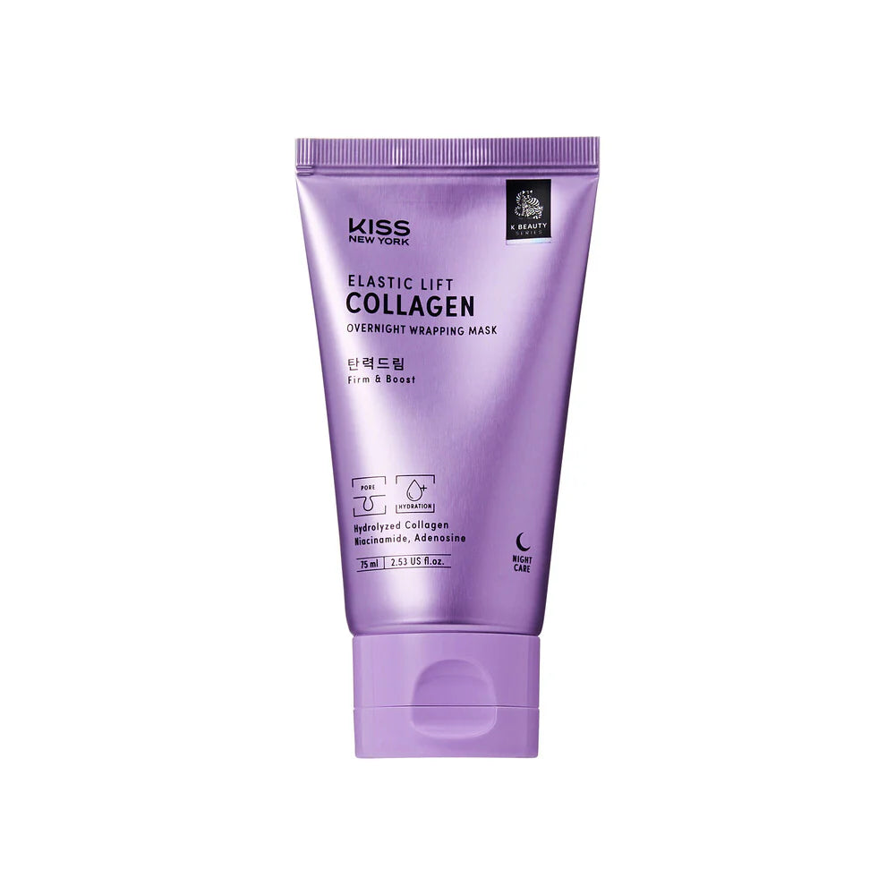 Kiss New York Elastic Lift Collagen Overnight Wrapping Mask 2.53 fl oz - KWR01