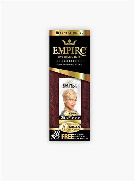 Sensationnel Empire 28-Piece 100% Human Hair – 3" 4" 5"