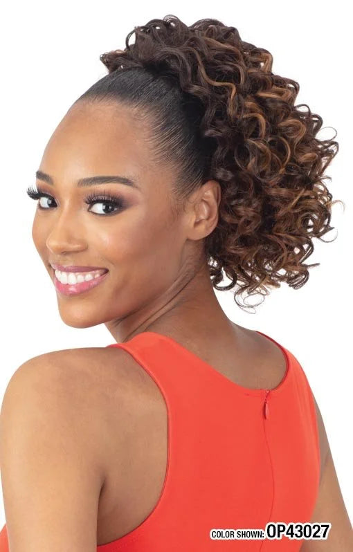 Model Model Gardenia Drawstring Ponytail – Apple Blossom