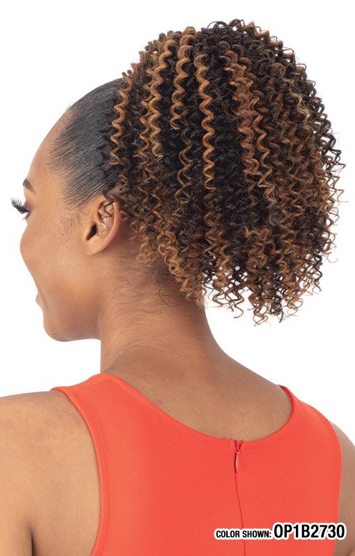 MODEL MODEL GARDENIA DRAWSTRING PONYTAIL - WATER BLOSSOM