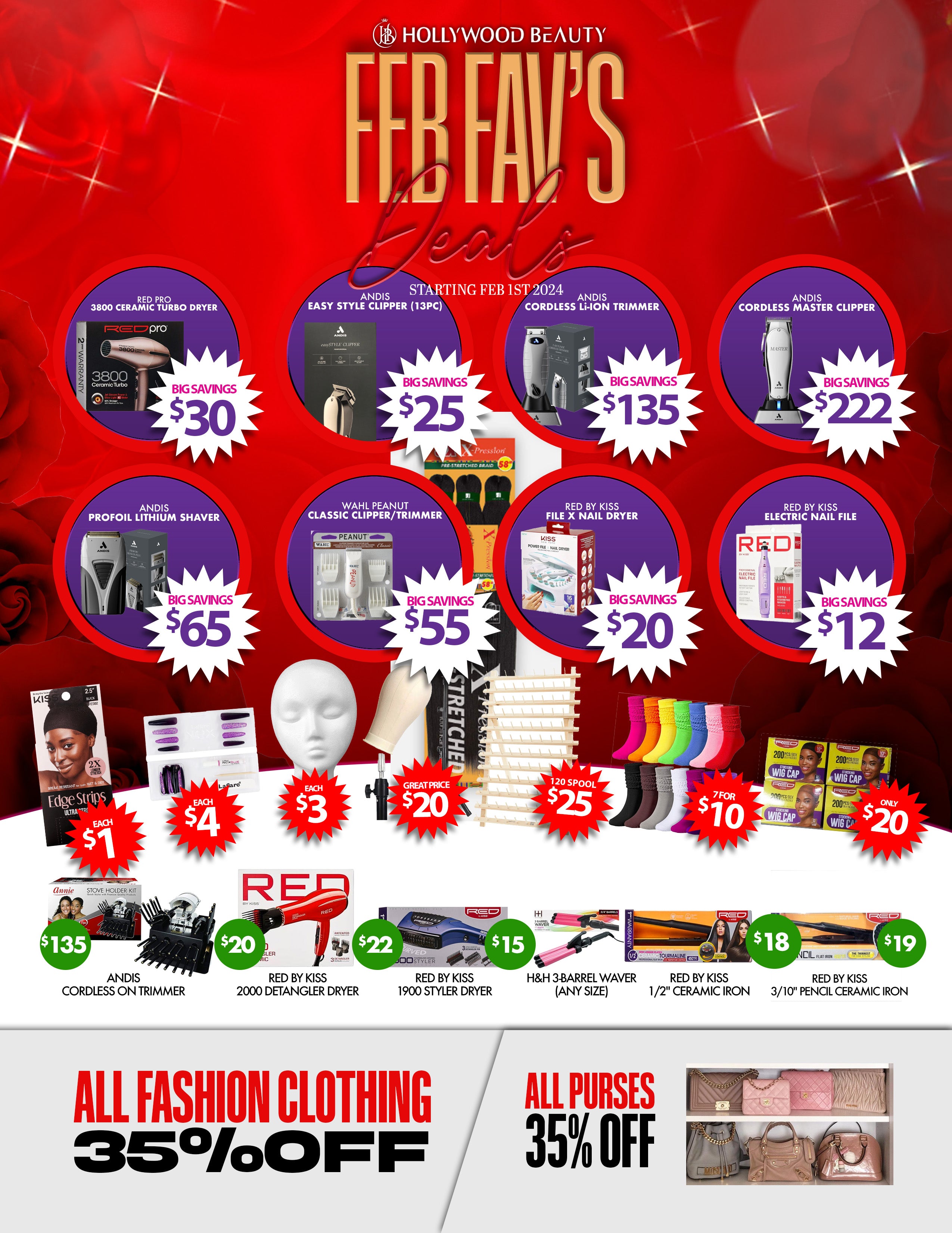 Hollywood Beauty Supply 7 Gustine Ave Hair, Wigs, Lashes & More