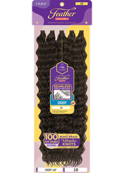 Outre Purple Pack Brazilian Feather Crochet Deep Curl 18"