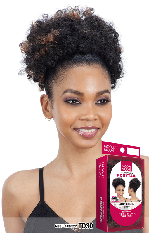 MODEL MODEL GARDENIA DRAWSTRING PONYTAIL - AFRO GIRL (L)