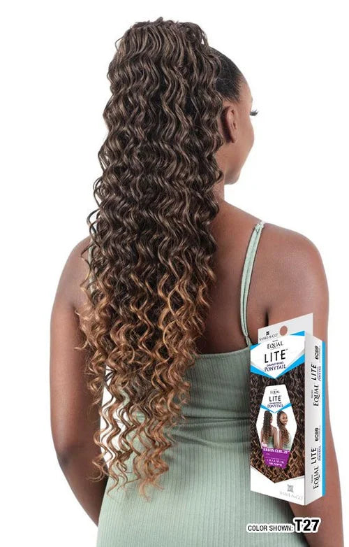 Shake-N-Go Equal Lite Ponytail – Ribbon Curl 28”