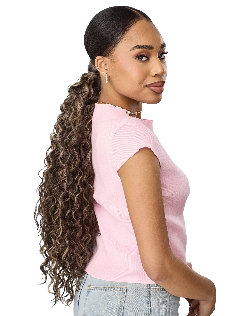 Outre Pretty Quick Slide & Hide Wrap Ponytail – Loose Deep 24"