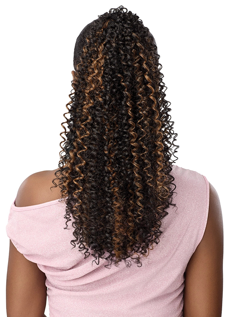 Outre Pretty Quick Slide & Hide Wrap Pony – Water Wave 18"