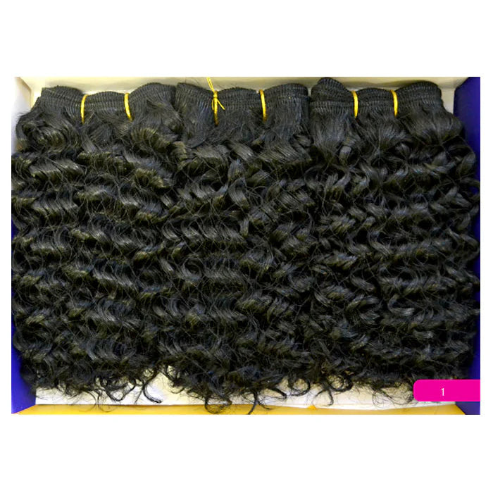 Shake-N-Go Q MilkyWay Human Hair Mastermix Shortcut Series – Jerry Curl (3 Pcs)