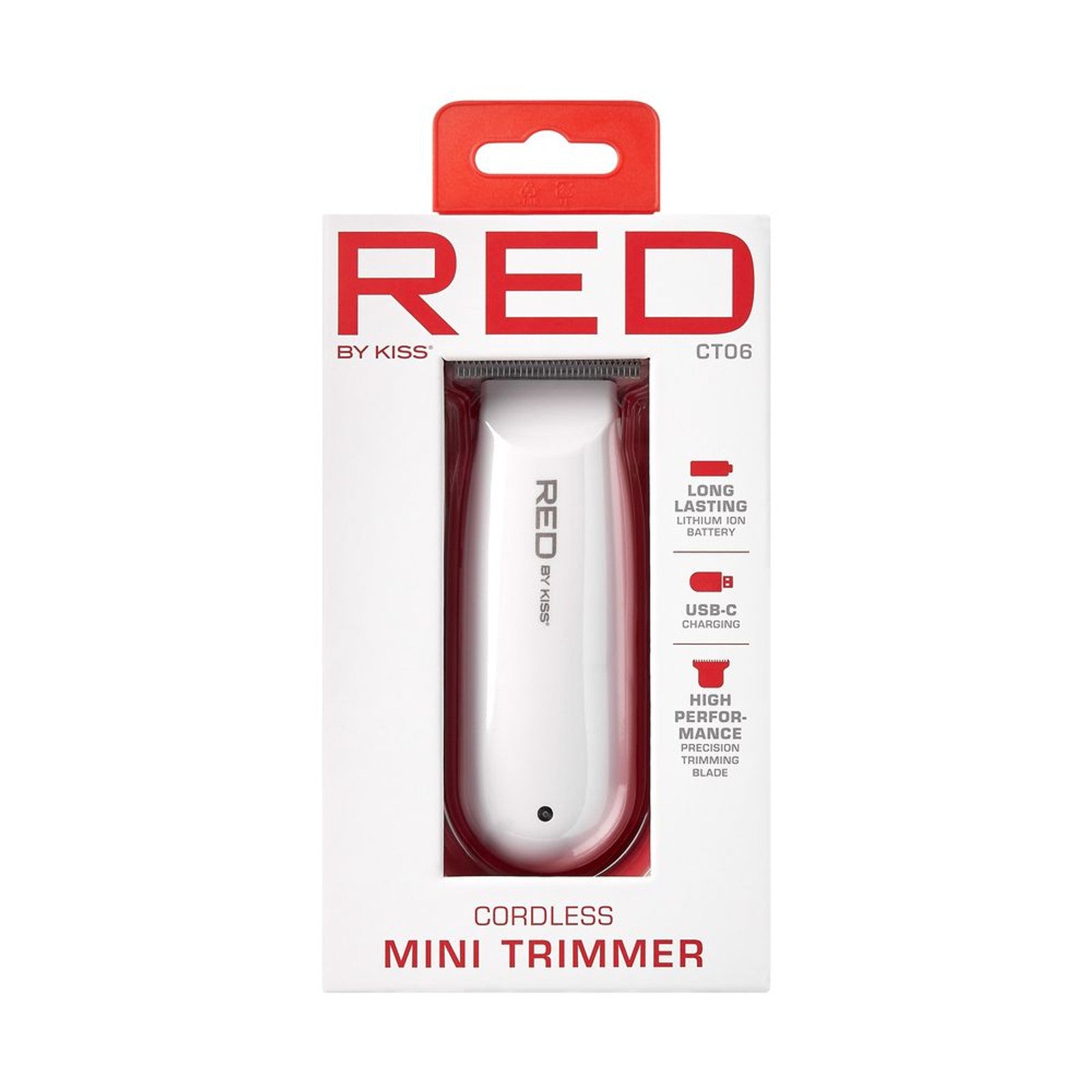 Red by Kiss Mini Trimmer Cordless – CT06