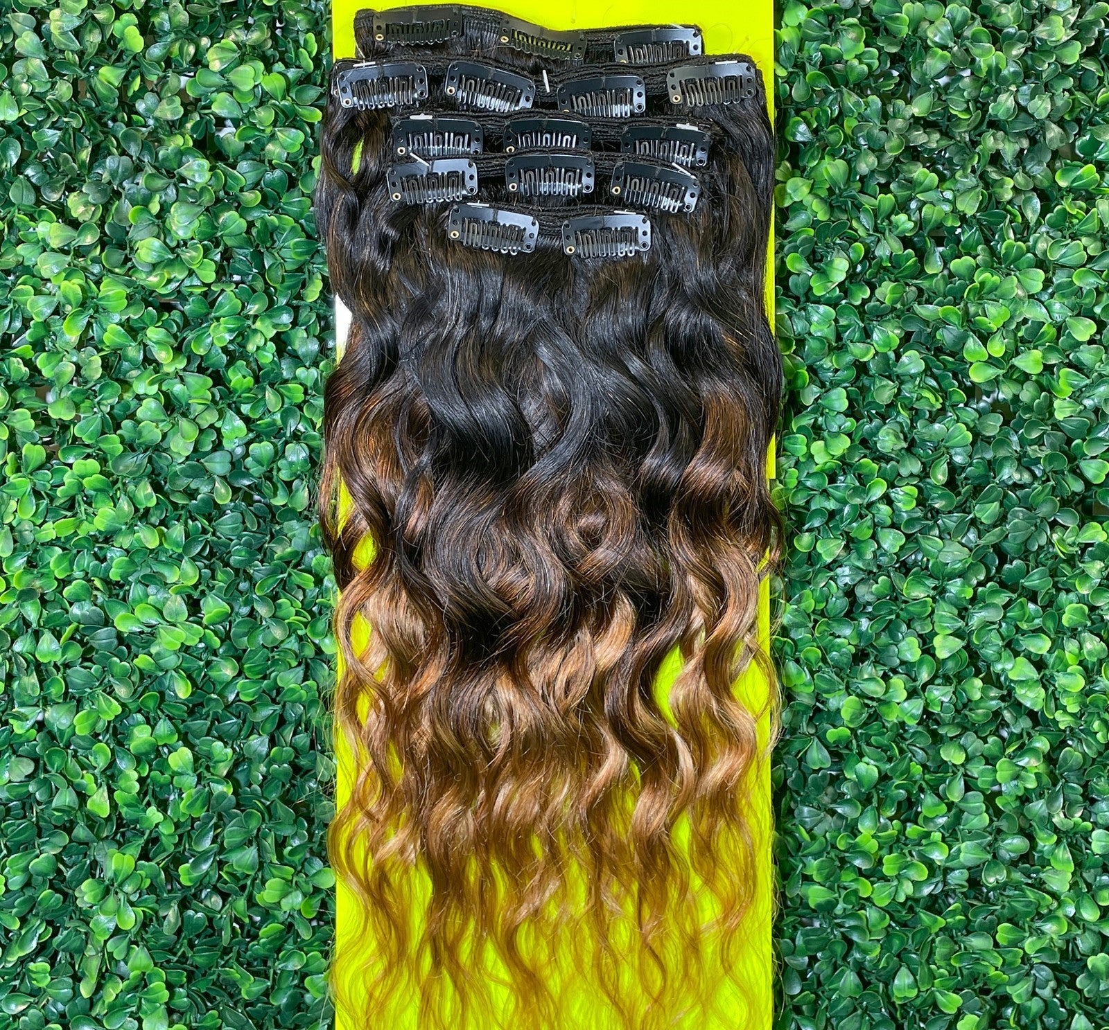 RIO 12A 100% VIRGIN BRAZILIAN REMY HAIR - 9 PCS CLIP IN  EXTENTION -  EGYPTIAN OCEAN