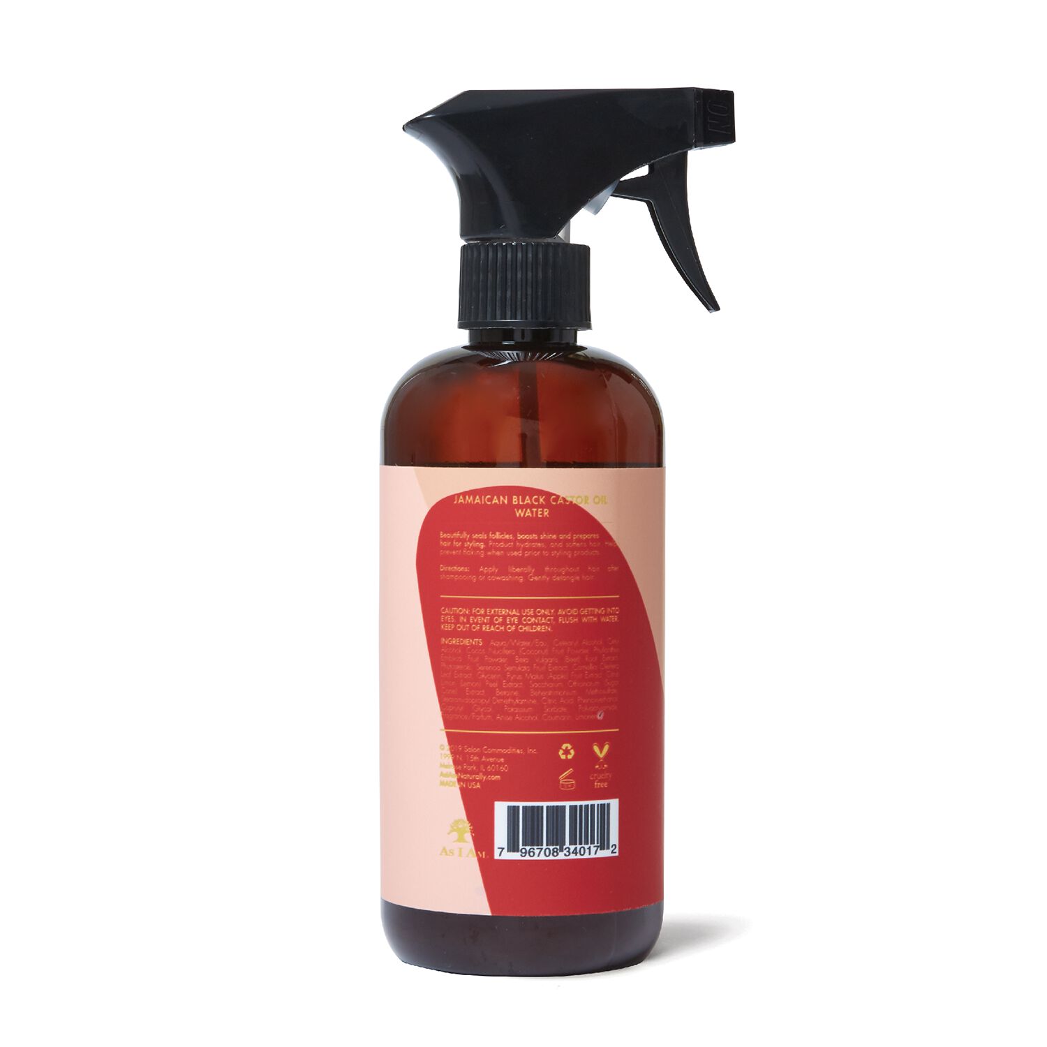 As I Am Jamaican Black Castor Oil Water 16 fl oz