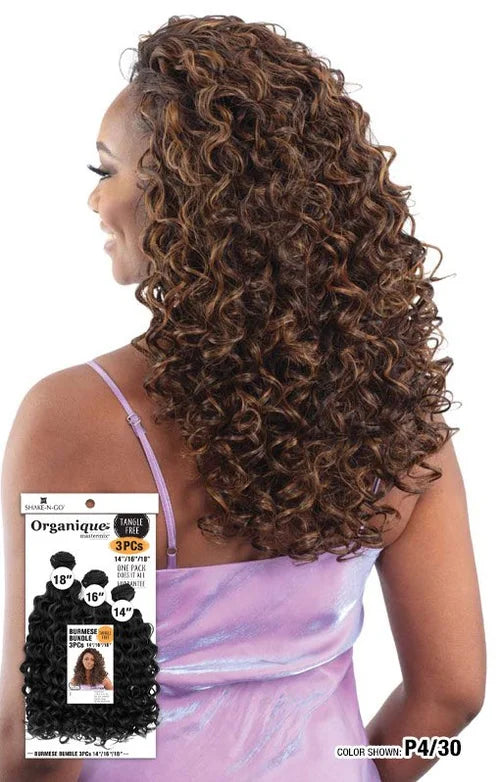 Shake N Go Organique Mastermix Burmese Bundle 3 PCS 14" 16" 18"