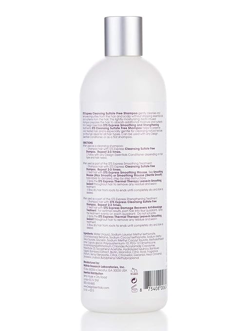 Design Essentials Strengthening Therapy Sulfate Free Shampoo 16 oz