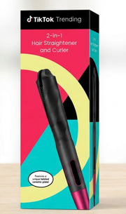 2-in-1 Hair Straightener & Curler  (TikTok Trending Hot Tool)