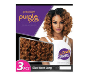 Outre Purple Pack Long Series Diva Wave Long 3 PCS