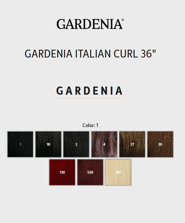 Model Model Gardenia Italian Curl Weave Hair – 36"