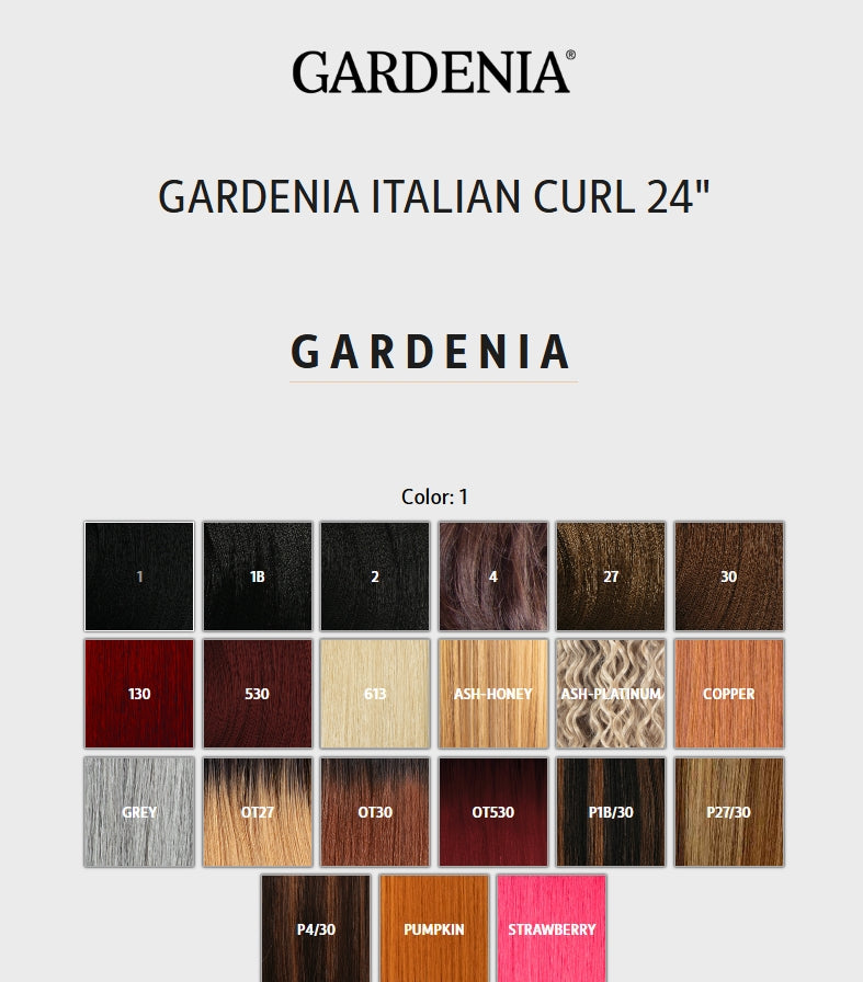 Model Model Gardenia Italian Curl Weave Hair – 24"