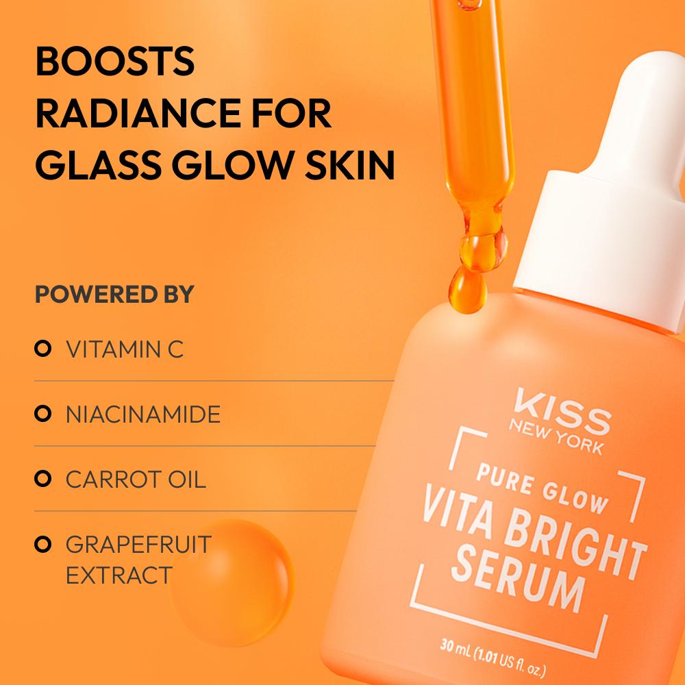KISS New York Pure Glow Face Serum – KVB03
