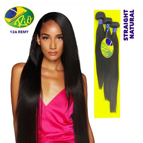Rio 100% Human Hair Bundles – 3 Pack Deal (Natural Black)