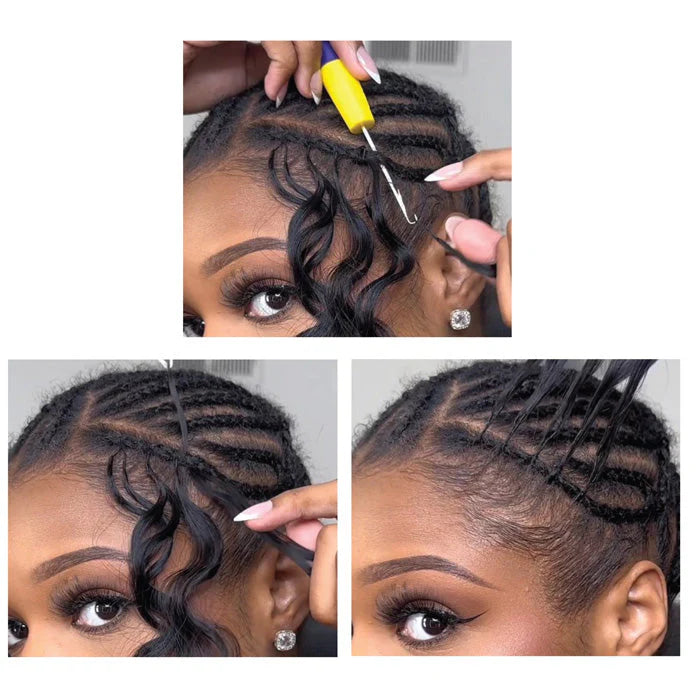 Hollywood Virgin Remy Crochet 100% Remy Human Hair - Ocean Wave 18"