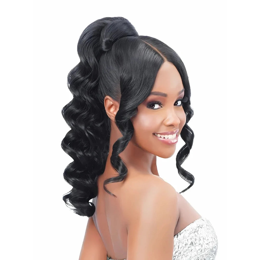 Zury Sis Miss Bang Drawstring Ponytail – Sofia