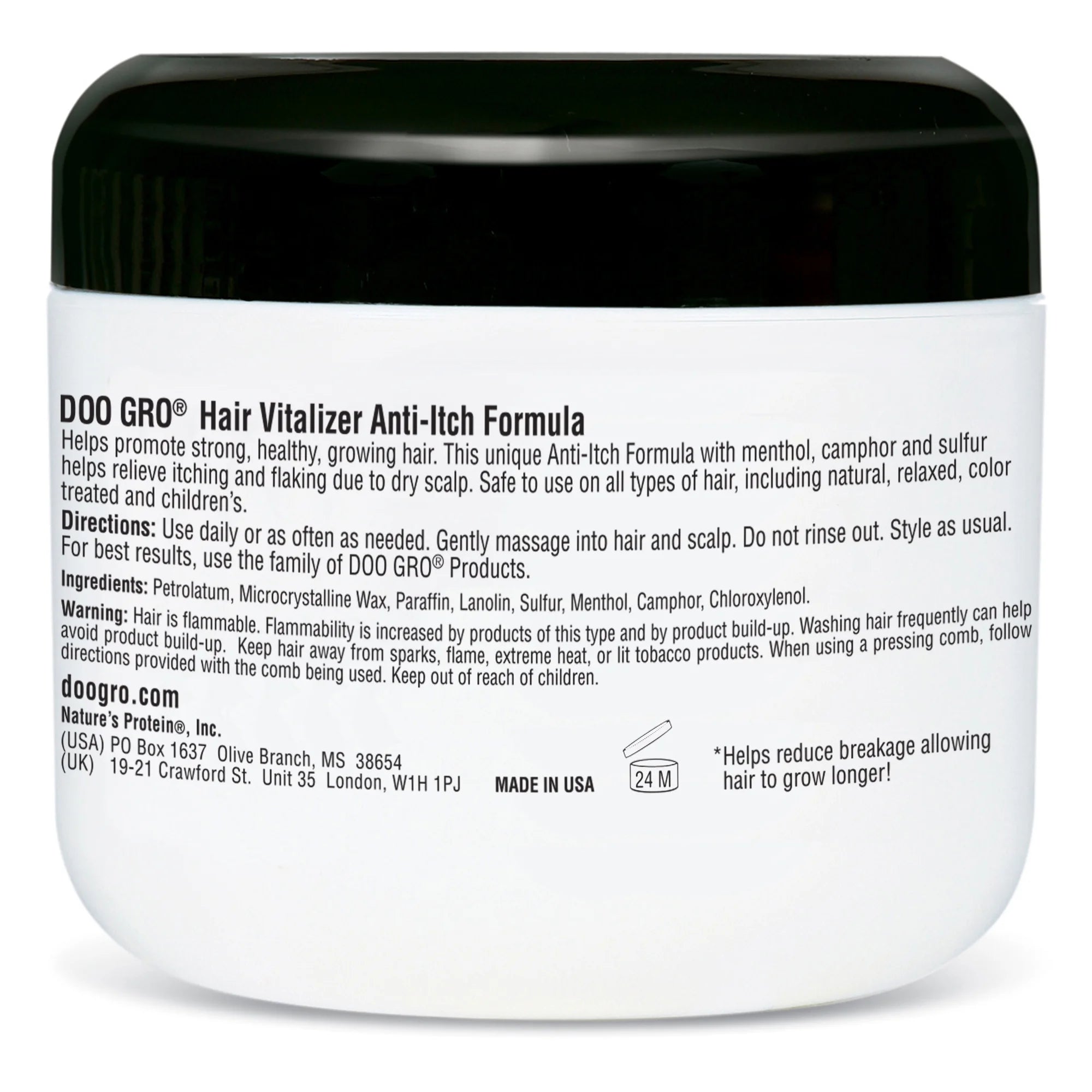 Doo Gro Hair Vitalizer Anti-Itch Formula 4 oz
