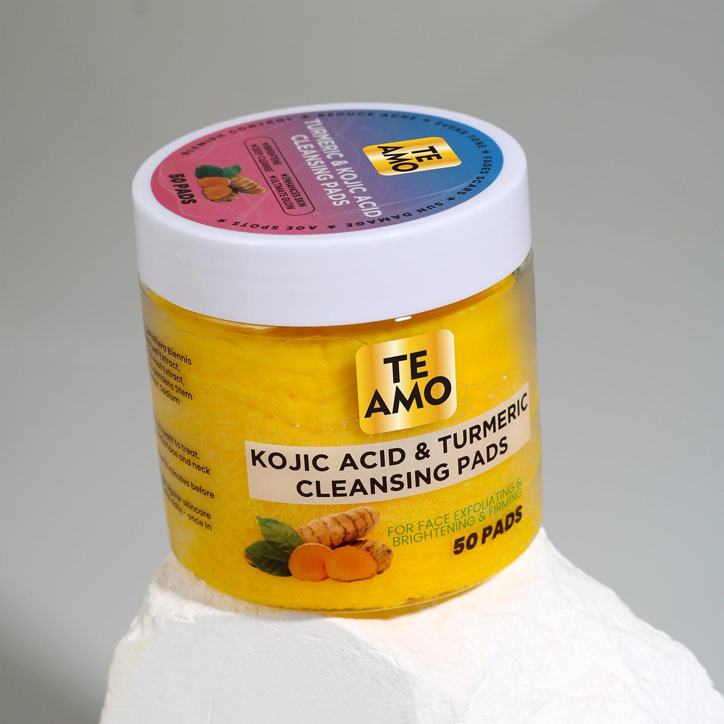 Te Amo Turmeric & Lemon Cleansing Pads (50 Ct)