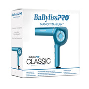 BABYLISSPRO NANO TITANIUM CLASSIC PROFESSIONAL PISTOL-GRIP DRYER (BLUE)