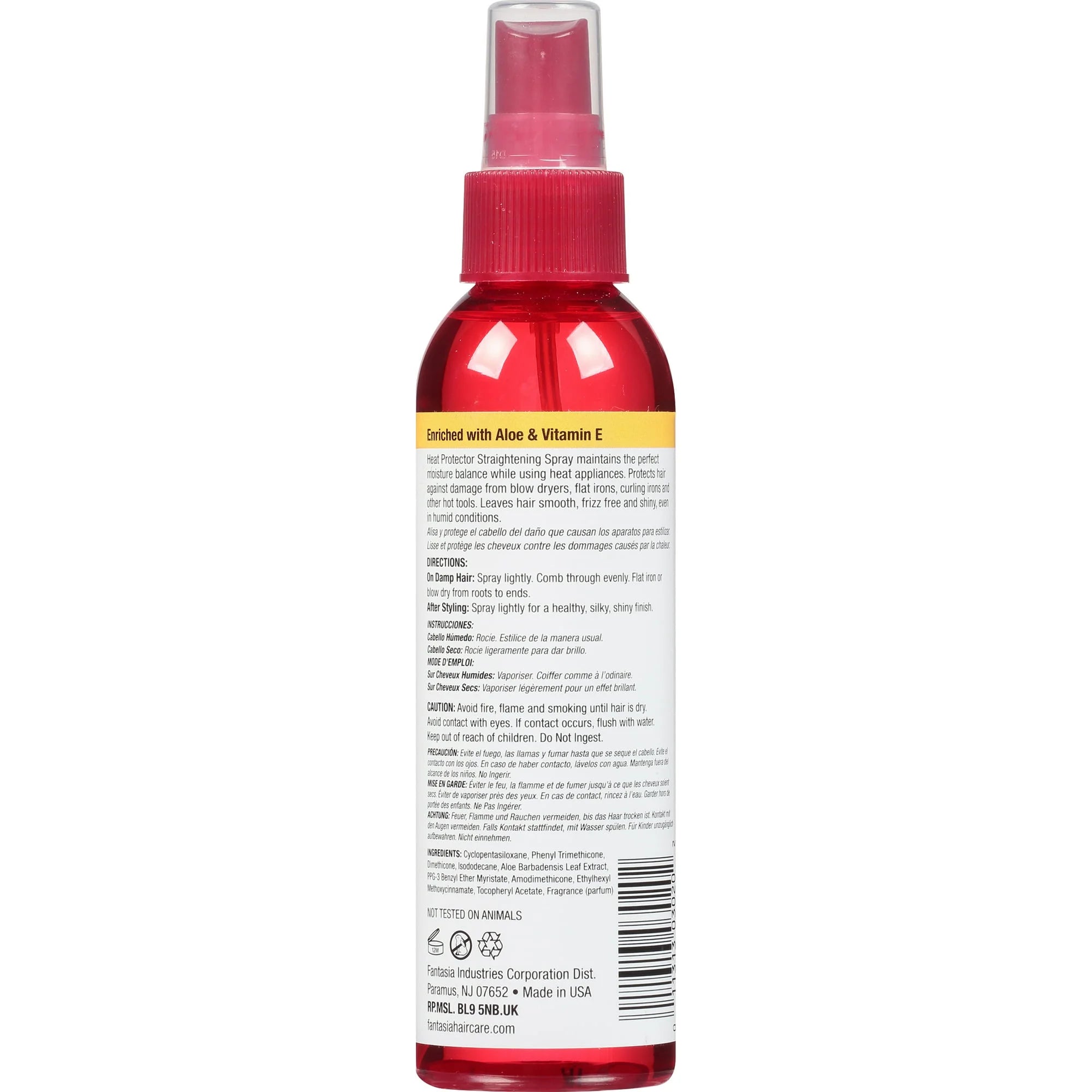 IC Fantasia Heat Protector Straightening Spray 6 fl oz