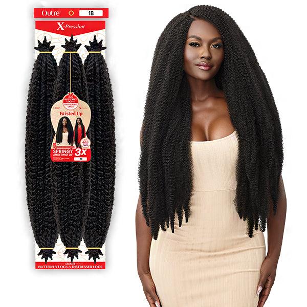Outre X-Pression Twisted Up Springy Afro Twist 16” – 3X Value Pack