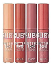 Ruby Kisses Butter Bomb Lip Gloss – With Jojoba Oil, Shea Butter & Vitamin E