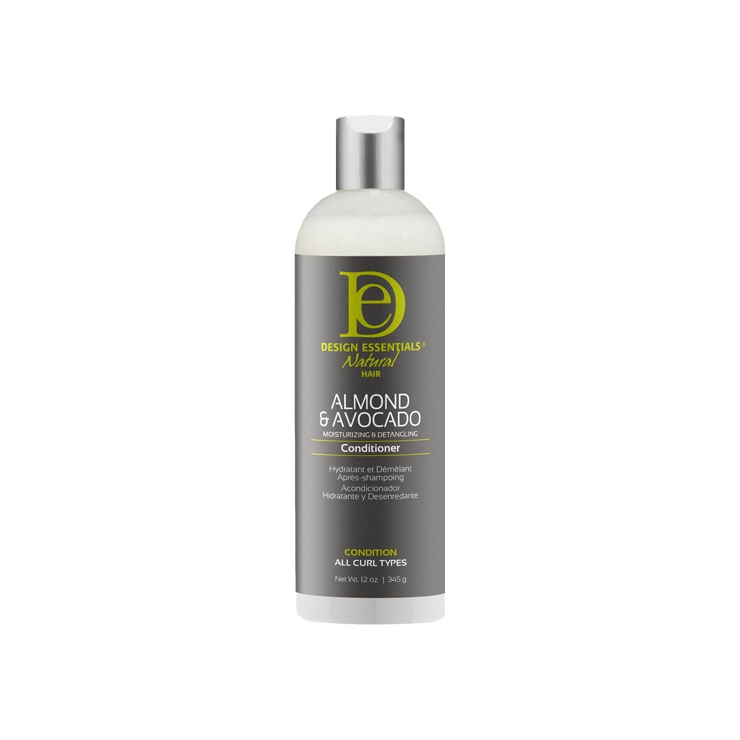 Design Essentials Almond & Avocado Moisturizing & Detangling Conditioner – 12 oz (356 ml)
