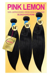 Pink Lemon 100% Human Hair Bundles – Natural