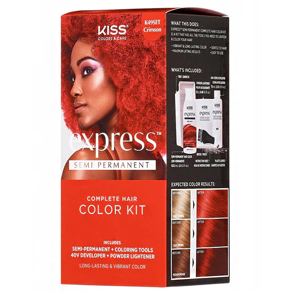 Red by Kiss Express Semi-Permanent Complete Color Kit
