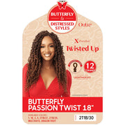 Outre Crochet Braids X-Pression Twisted Up Butterfly Passion Twist 18"