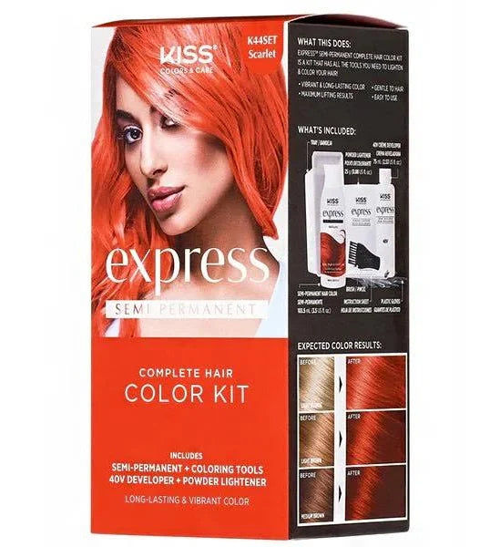 Red by Kiss Express Semi-Permanent Complete Color Kit