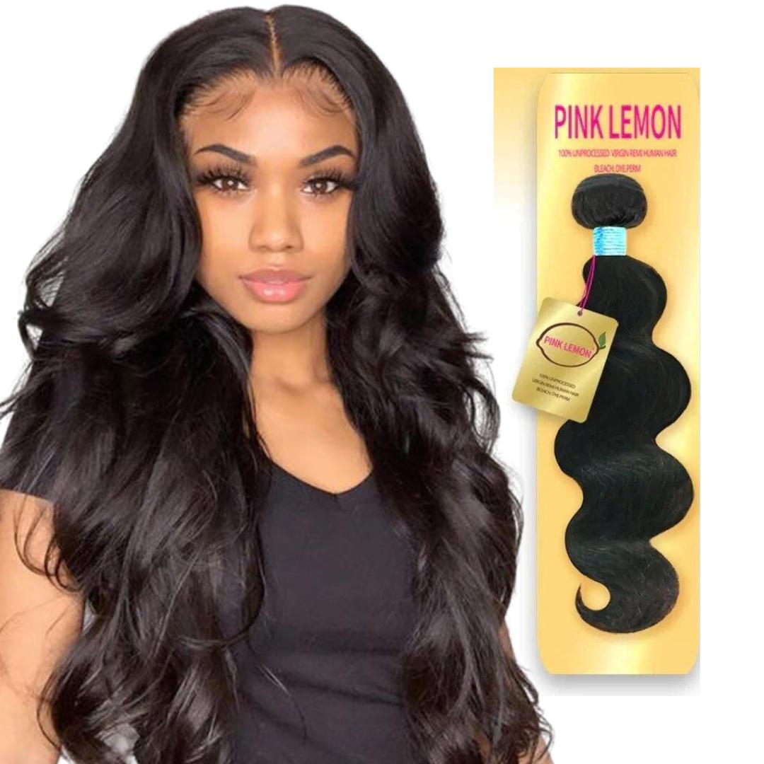 Pink Lemon 100% Human Hair Bundles – Natural