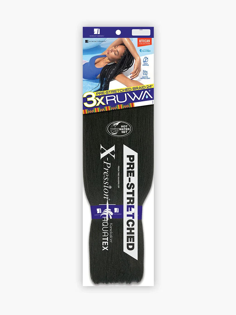 SENSATIONNEL 3X RUWA - PRE-STRETCHED BRAID - 24"