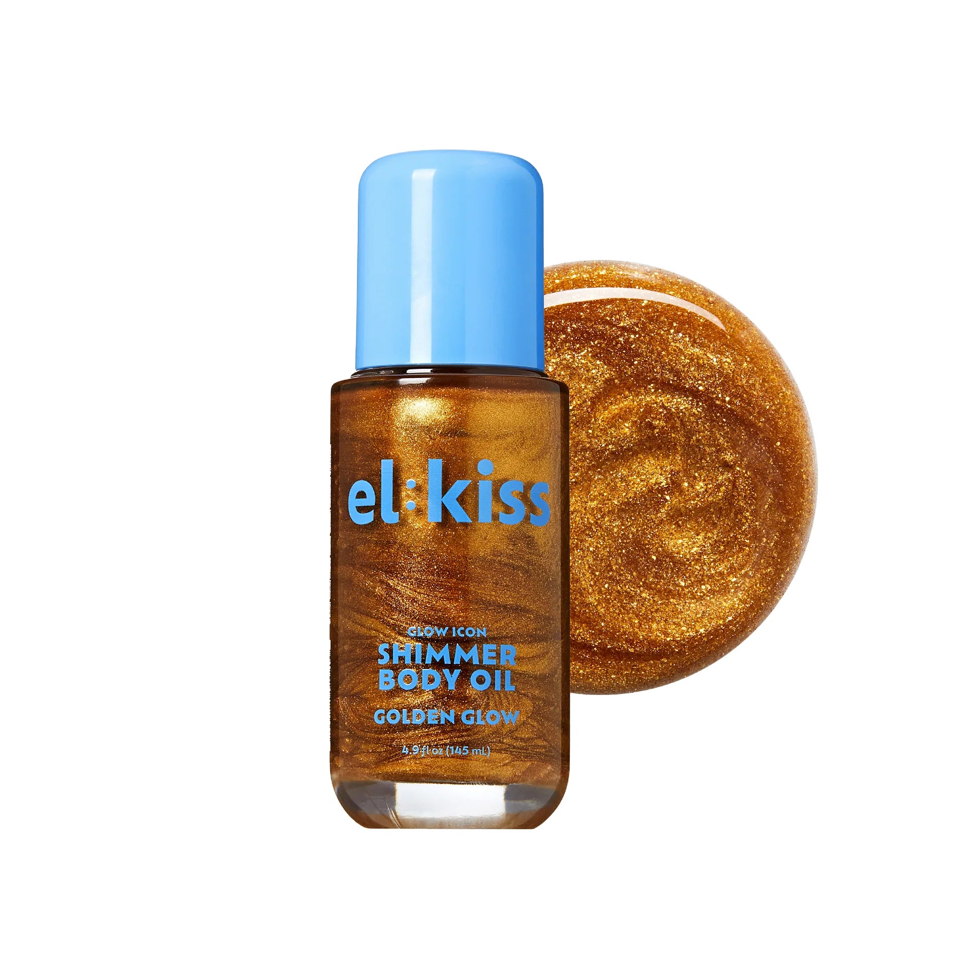 el:KISS Glow Icon Shimmer Hair & Body Oil 3.38 fl oz